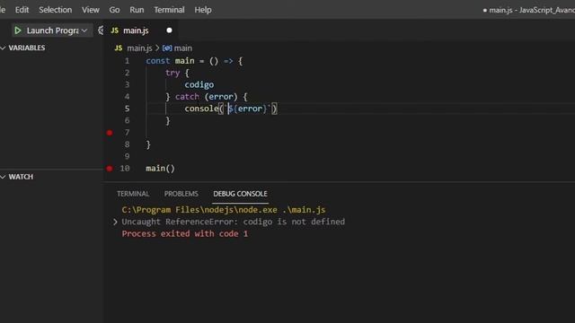 17 - Try / Catch - #JavaScript #Avancado смотреть онлайн