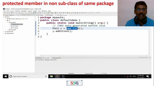 Java | protected access specifier | how to use in | class | data | methods | Packages | Tamil | 73 смотреть онлайн