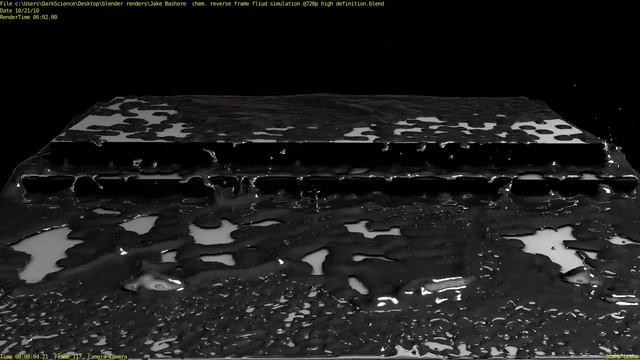 reverse frame fluid sim. with ghost node and ambient occlusion смотреть онлайн