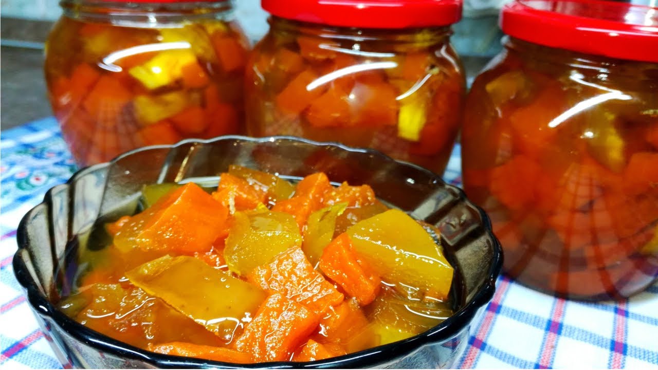 Из тыквы и яблок. Необыкновенное лакомство. Вкуснейшее варенье из тыквы и яблок на зиму. смотреть онлайн