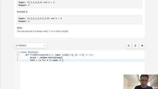 Leetcode - Kth Largest Element in an Array (Python) смотреть онлайн
