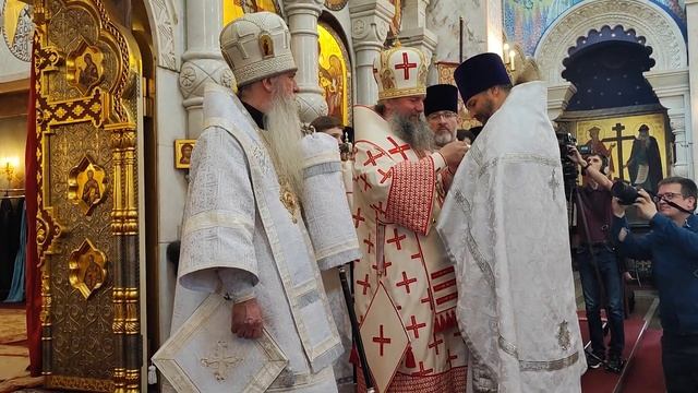 Награждение отца Евгения Попиченко орденом Сергия Радонежского (02.06.2023) смотреть онлайн