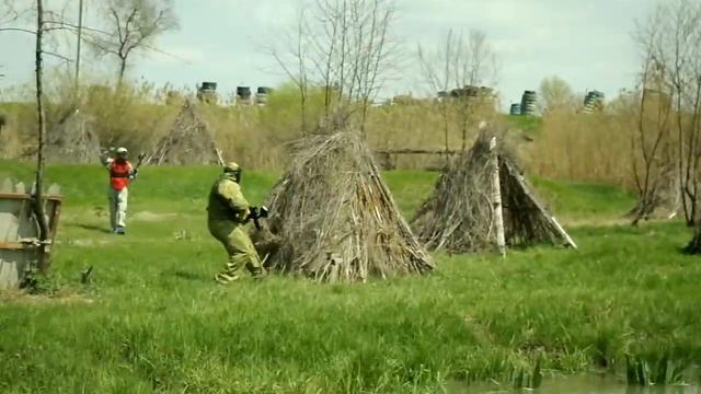 Пейнтбол в Алматы в Загородном парке Скорпион 19.04.2015 смотреть онлайн