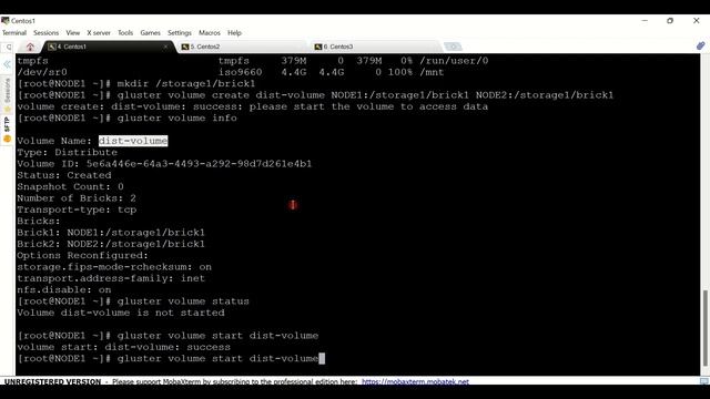 How To Create distributed volumes in GlusterFS in hindi| setup Distributed GlusterFs on Linux смотреть онлайн