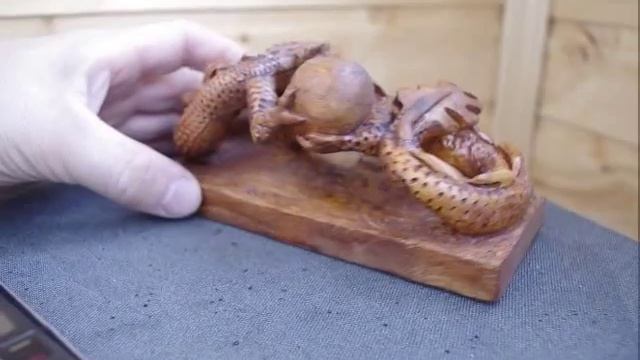 Деревянная статуэтка №9 - Дракон № 9 смотреть онлайн