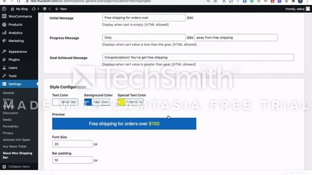 How to add ajax free shipping bar for woocommerce смотреть онлайн
