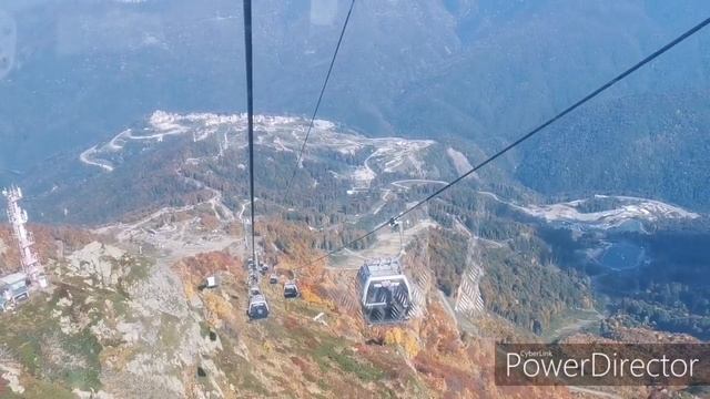 Роза Пик. Часть 1. Канатка Розы Хутор и подъем на первую высоту. Осень 2019