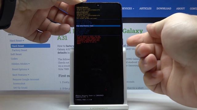 Hard Reset SAMSUNG Galaxy A31 – Remove Screen Lock / Erase All Data & Settings смотреть онлайн