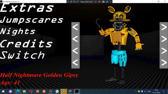 (Five Nights At Gipsy's 2 The Return [classic])(gameplay+extras)
