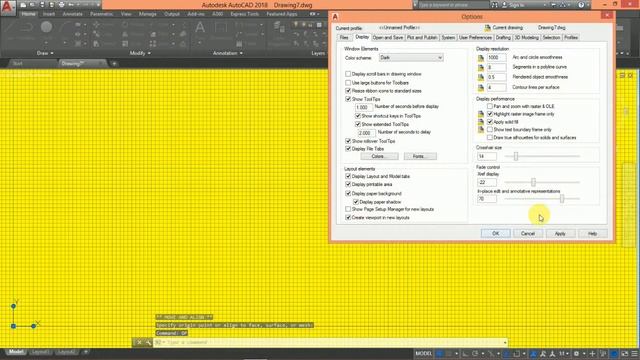 How To Change background color In Autocad 2018:-3 || #AUTOCAD 2018 Tutorial for beginner|| смотреть онлайн