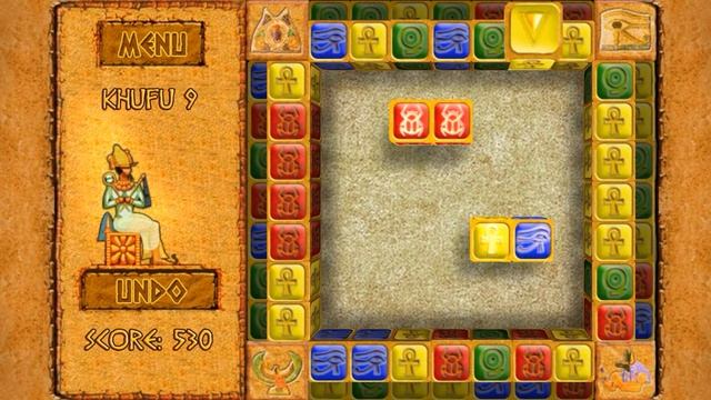 Brickshooter Egypt (by Playrix Games) - offline match 3 block puzzle game for Android - gameplay. смотреть онлайн