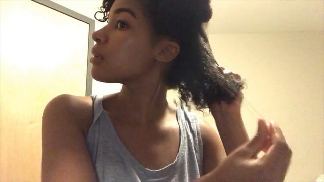 STRAIGHT TO CURLY HAIR ROUTINE | Gabrielle