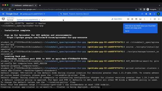 Continuous Deployment with Spinnaker v1.6 || #qwiklabs || #coursera смотреть онлайн
