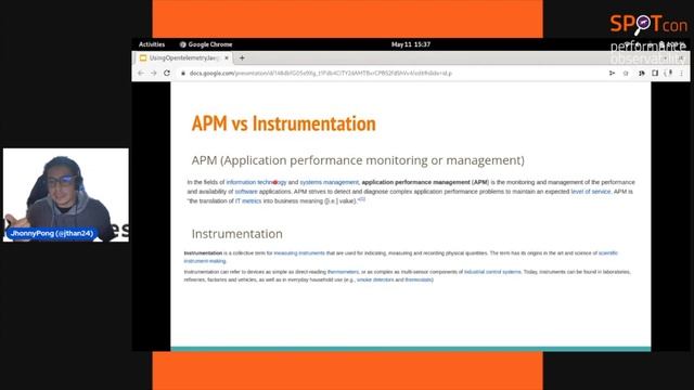 Using OpenTelemetry and Jaeger for Instrumentation in Python: Jhonnatan Gil Chaves at SPOTcon 2022 смотреть онлайн