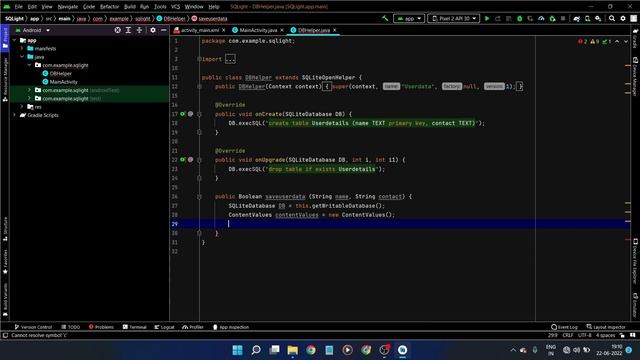 Java | SQLite Database Android Studio | Save And View User Data In Android Studio | SQLite List Vie смотреть онлайн