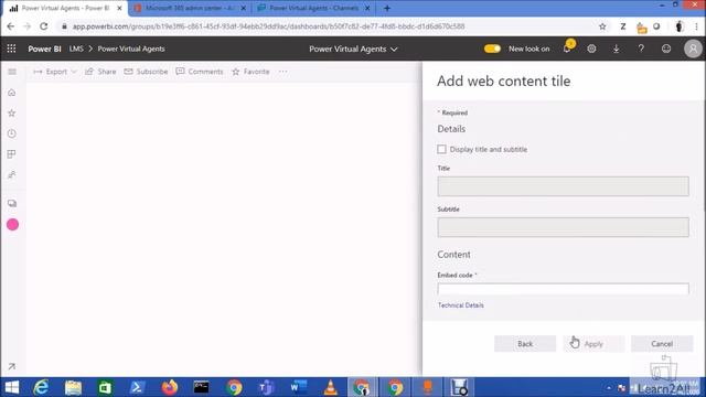 Integrate Power Virtual Agents Chatbot With Power BI Dashboards | Power Virtual Agents | Part 8