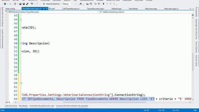 Parte 025 - Aplicación distribuida: Veterinaria - JQuery, AJAX & Json. Parte VIII смотреть онлайн