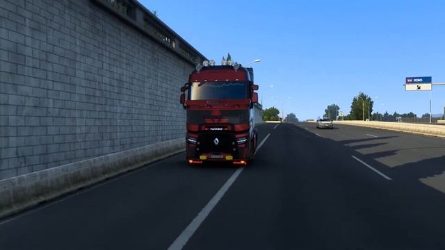 ? ets2 #mod Renault T reworked 1.45 - Open pipe sound exaust! ? смотреть онлайн