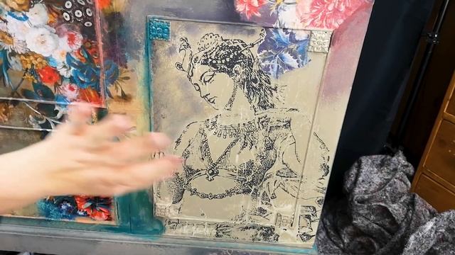 Learn how to Blend with Decoupage, stamping, Inlays and Paint. смотреть онлайн