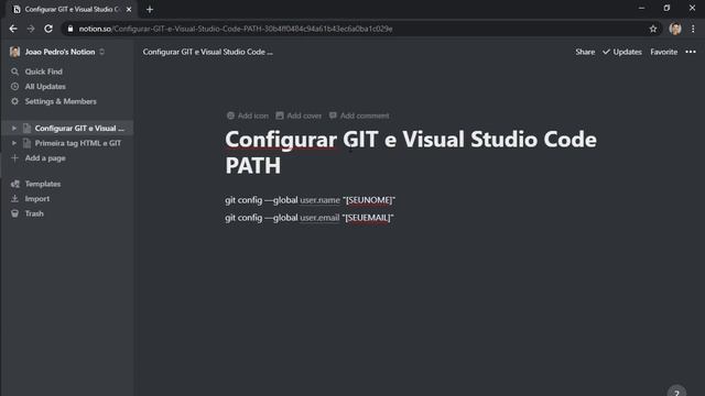 3 - Configurando GIT e PATH Visual Studio Code смотреть онлайн