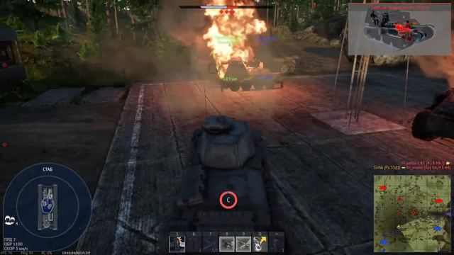 Поехали побегаем в WarThunder - учусь играть смотреть онлайн
