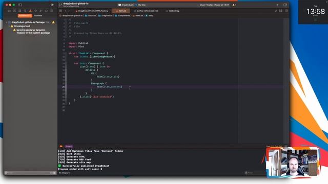 Static Site Generation mit Publish von John Sundell | Teil 01 смотреть онлайн