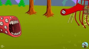 ALL SERIES EVOLUTION OF TRAIN EATER (Horror Cartoon Animation)