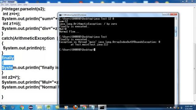 Finally Block | Nesting Of Try Catch & Finally | Try & Finally In Hindi/URDU-07 смотреть онлайн