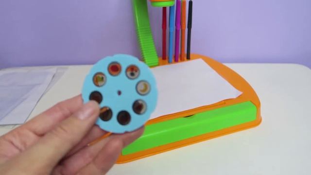 Проектор для рисования Attivio 3D Оранжевый | Учимся рисовать через проектор смотреть онлайн
