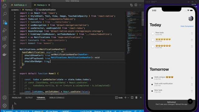 Tutorial React Native en Español | Minimalistic To Do App | Push Notifications смотреть онлайн