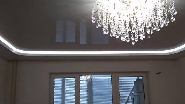 Двухуровневый потолок с подсветкой. Ч.2 смотреть онлайн