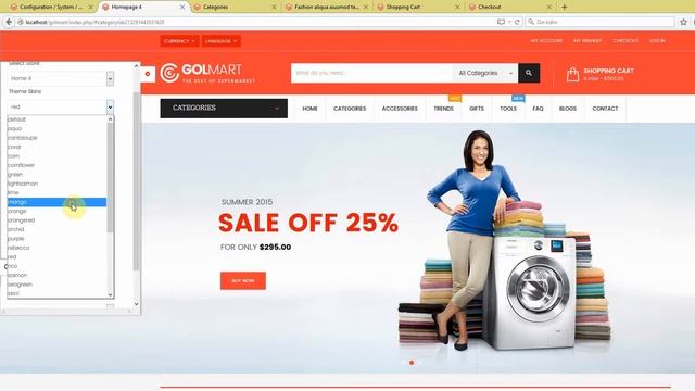 Ves Golmart - Responsive Magento 1.9.x Theme смотреть онлайн