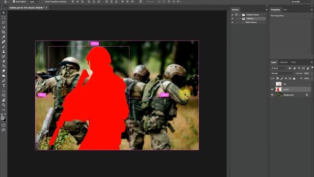 Volcano Photoshop Action Tutorial смотреть онлайн
