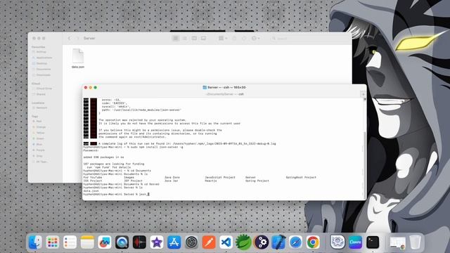 How to run json file as SERVER locally - смотреть онлайн