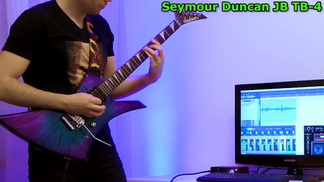 Seymour Duncan JB TB-4 vs Duncan Designed Detonators HB 108 - Jackson Kelly KE3 смотреть онлайн