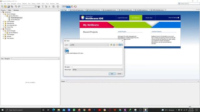 Cara membuka File Java yang telah didownload di Netbeans | Windows 10 смотреть онлайн