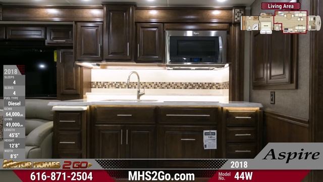 2018 Entegra Coach Aspire 44W Class A Motorhome RV For Sale Motorhomes 2 Go