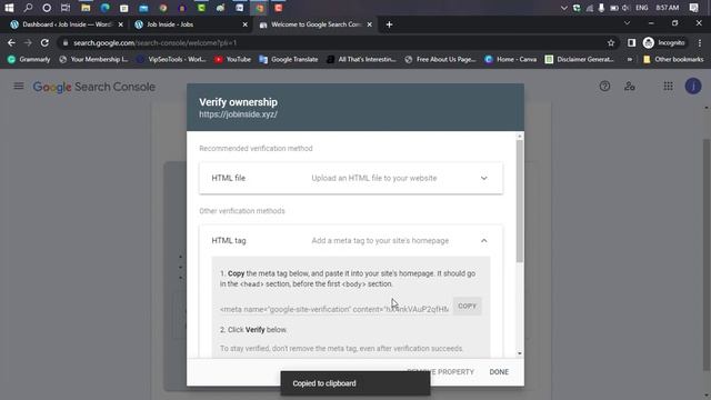 Connect Google Search Console with WordPress Website Step by Step смотреть онлайн
