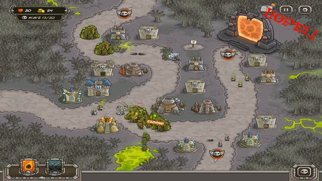 Kingdom Rush for iPad - Rotten Forest walkthrough смотреть онлайн