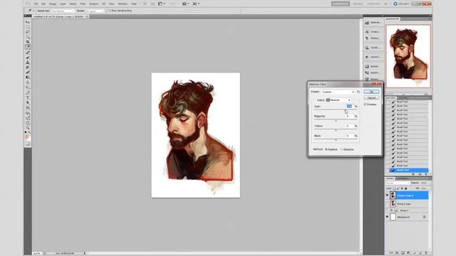 Photoshop sketch process смотреть онлайн