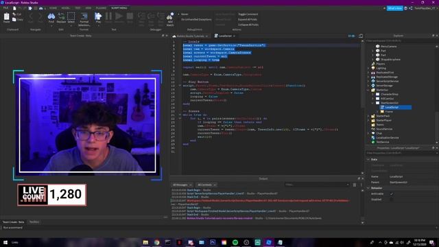 How To Make A Rotating/Changing Camera GUI In Roblox Studio 2020 | NEW смотреть онлайн