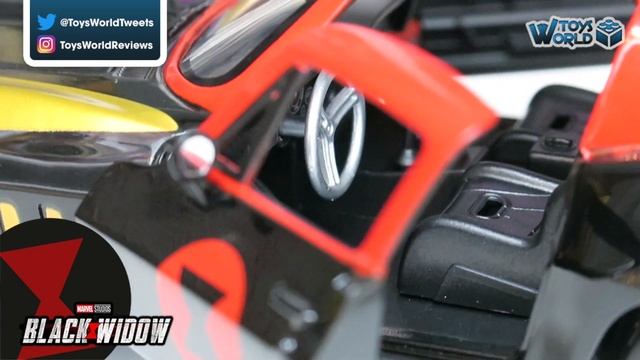 Jada Marvel Avengers: Black Widow & 1966 Chevy Corvette - Unboxing & Hands-On! смотреть онлайн