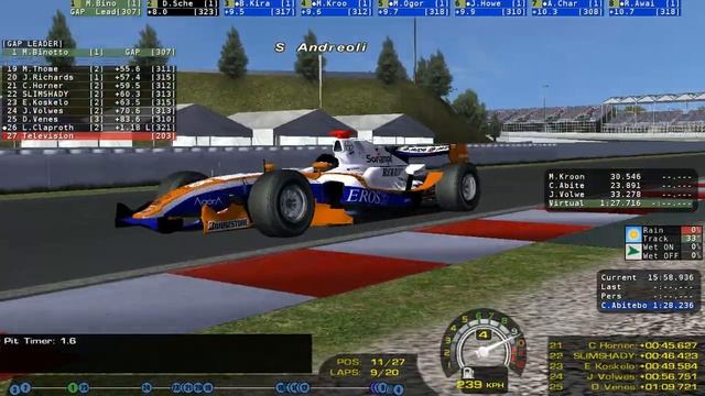 RFactor Offline Championship 2009 GP2:Catalunya Feature Race смотреть онлайн