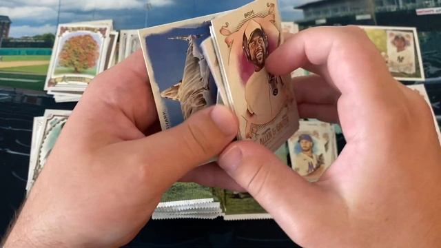 2021 Topps Allen & Ginter Hobby Box Break! My First Rip Card Pull, Do We Dare To Rip?!?! смотреть онлайн