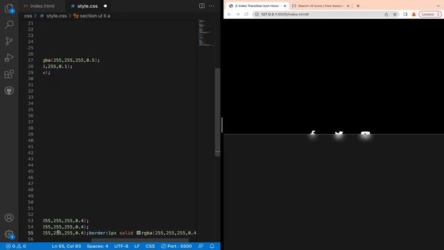 Tutorial : Z-Index Transition Icon Hover // Multiverse CSS without Javascript, GIF // SUNNY смотреть онлайн