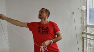 Как отремонтировать потолочную сушилку на балконе?(замена верёвки).