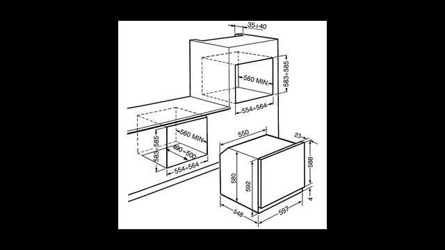 Электрический духовой шкаф SMEG