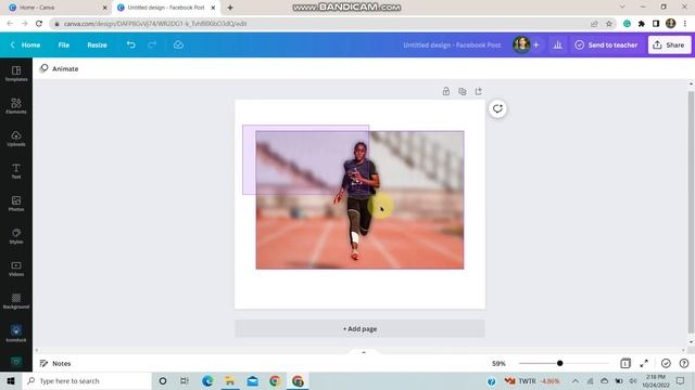How to Blur Photo Background Canva Beginner Tutorial 2022 | Lets Design смотреть онлайн
