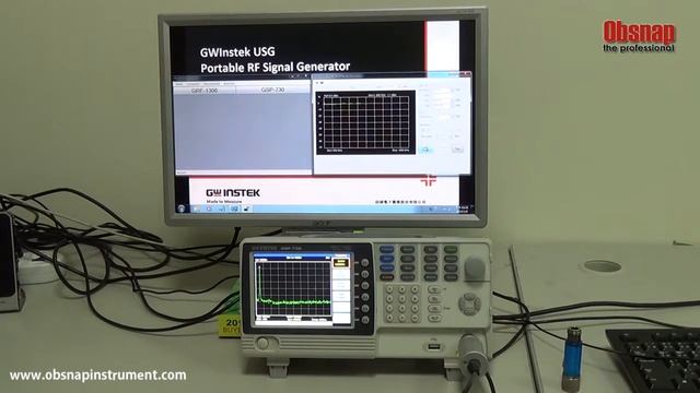 Primary RF Software Demo USG RF Signal Generator & GSP 730 Spectrum Analyzer смотреть онлайн