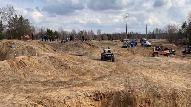 UAZ заглох, JEEP победил. 1й этап НЕ Кубка. смотреть онлайн